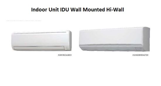 O General VRF Indoor Unit IDU Wall Mounted Hi-Wall