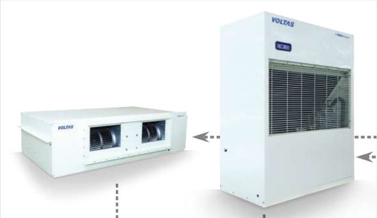 Voltas Ductable AC Air-Cooled Packaged Units