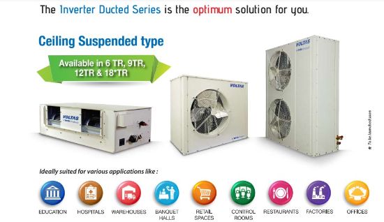 Voltas Ductable AC Inverter Air-cooled Split Units